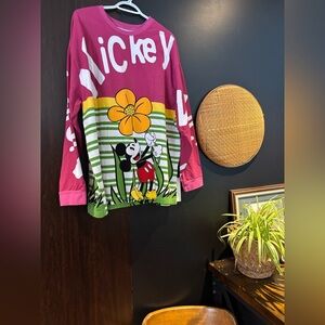 Mickey Mouse And Co Long Sleeve All Over Print